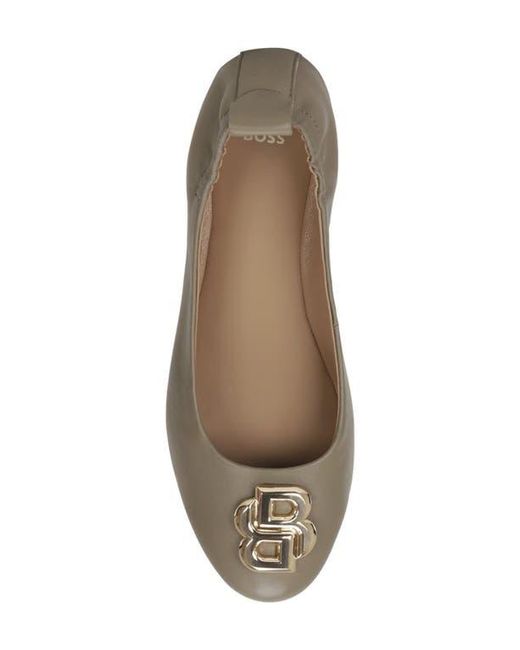 Boss White Dasy Ballet Flat