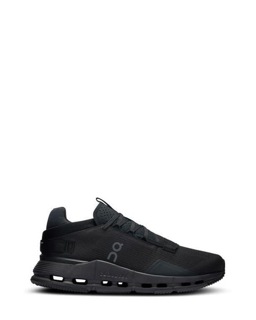 On Shoes Black Cloudnova 2 Training Sneaker for men