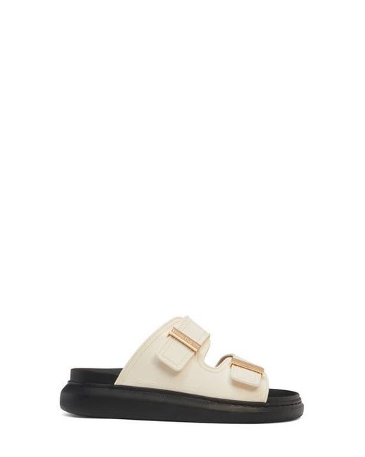 Alexander McQueen Black Hybrid Slide Sandal