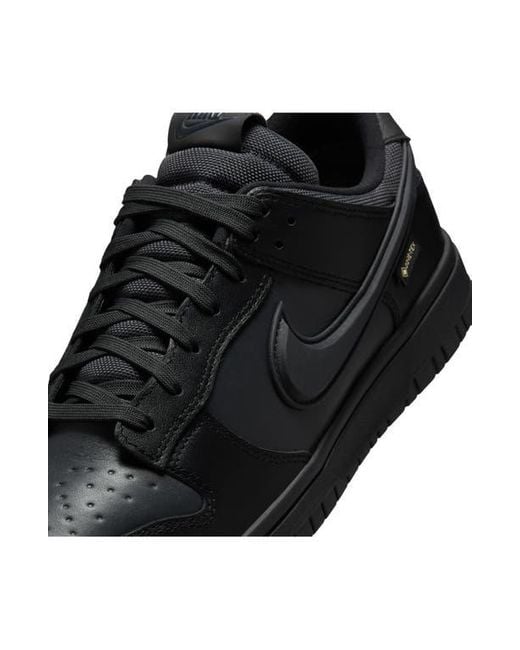 Nike Black Dunk Low Gore-Tex Waterproof Basketball Sneaker for men