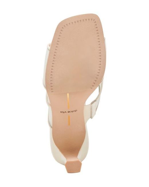 Dolce Vita White Gitel Slide Sandal