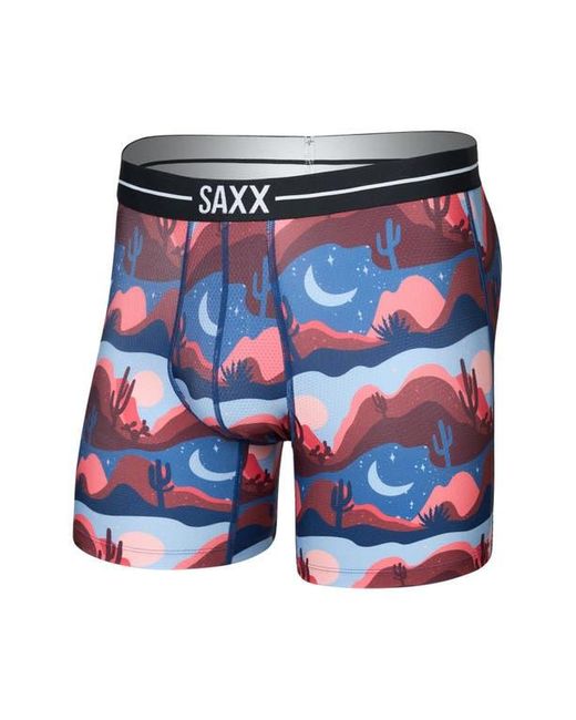 Saxx Underwear Co. Blue Volt Breathable Sim Fit Mesh Boxer Briefs for men