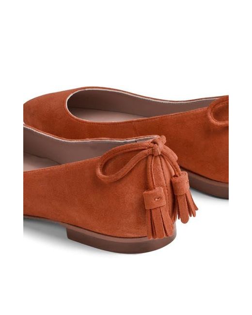 L.K.Bennett Brown Essie Tassel Flat