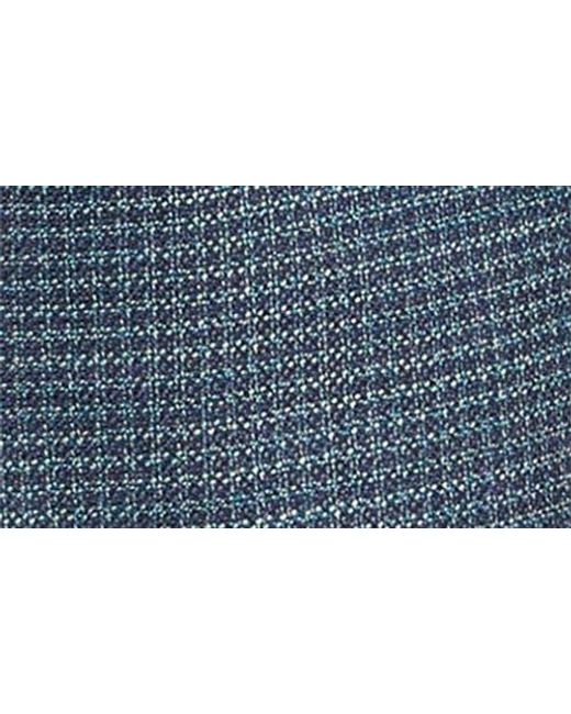 Boss Blue Hutson Slim Fit Micocheck Wool Blend Sport Coat for men