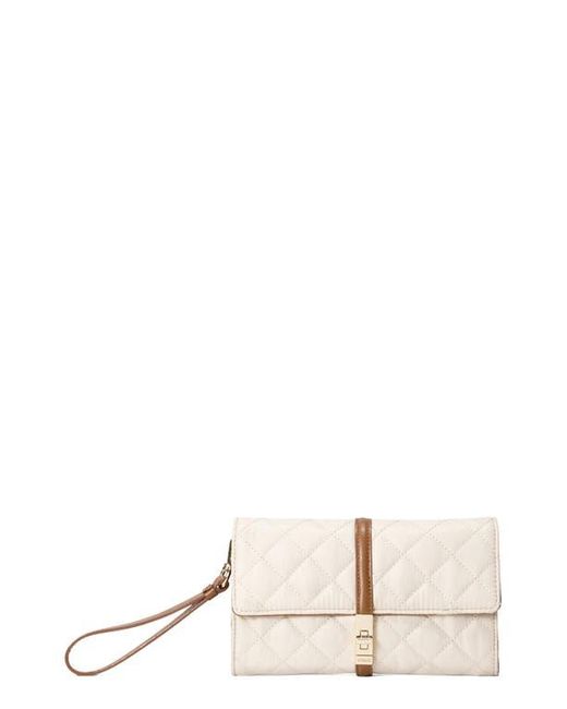 MZ Wallace Pink Astor Diamond Quilted Nylon Convertible Crossbody Bag