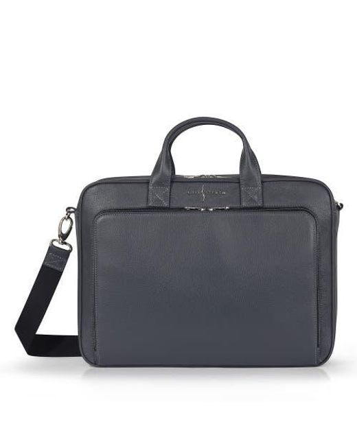 Luis Steven Black Laptop Briefcase for men