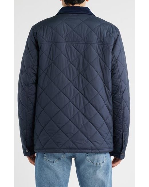 Hunter Blue Bell Quilted Barn Jacket for men