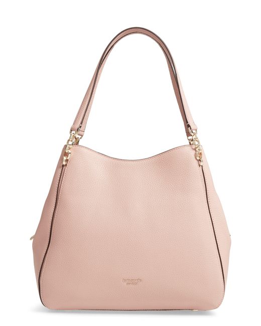 Kate Spade Pink Large Hailey Leather Shoulder Bag