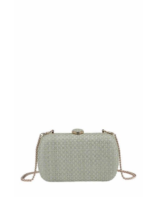 Moda Luxe Gray Roxie Evening Bag