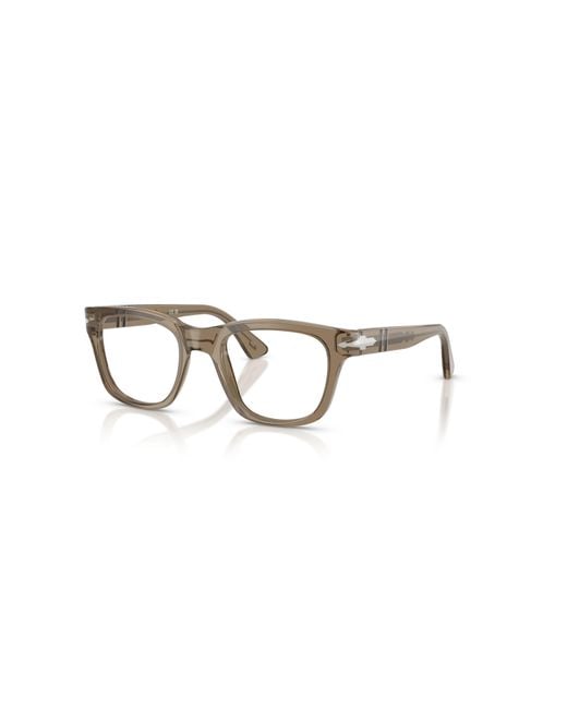 Persol Metallic 51Mm Square Optical Glasses