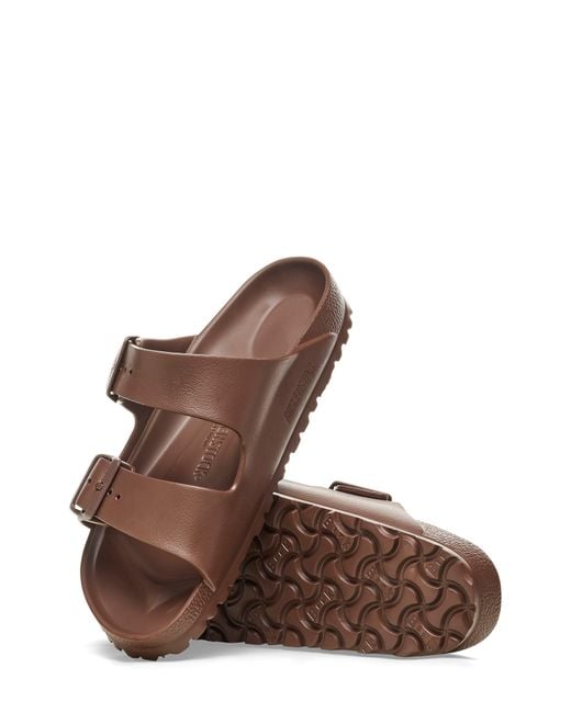 Birkenstock Brown Essentials Arizona Waterproof Slide Sandal for men