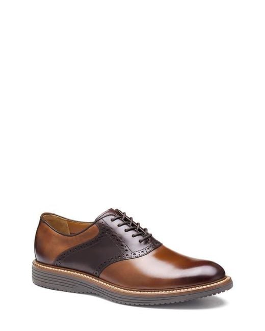 Johnston & Murphy Brown Upton Saddle Shoe for men