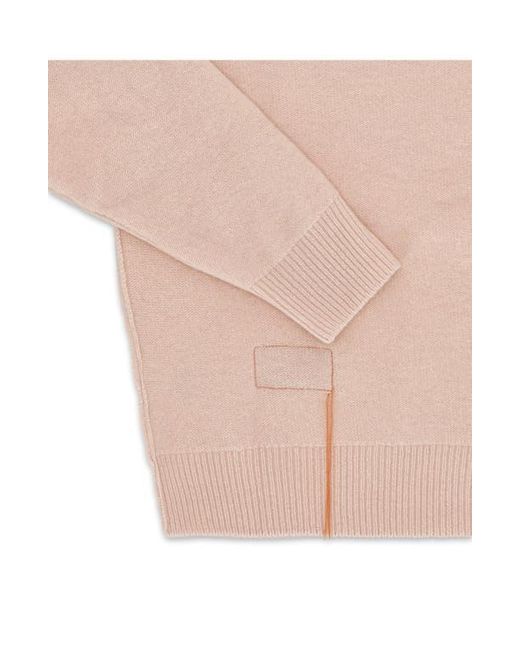 Fortela Natural Harvard Wool Raglan Sleeve Crewneck Knit