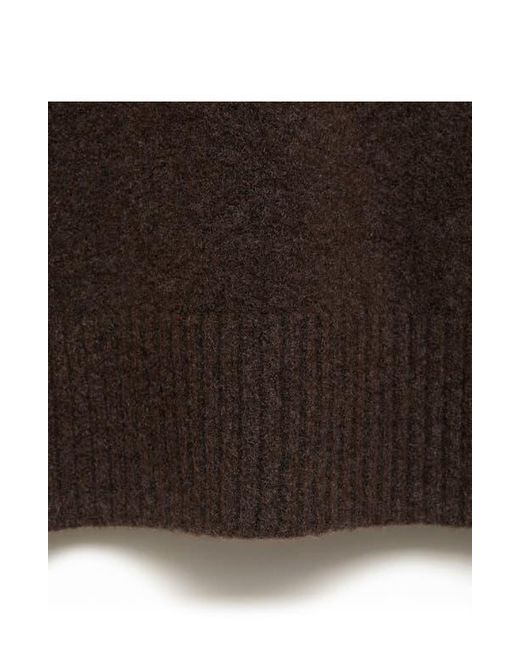 Mango Black V-Neck Sweater