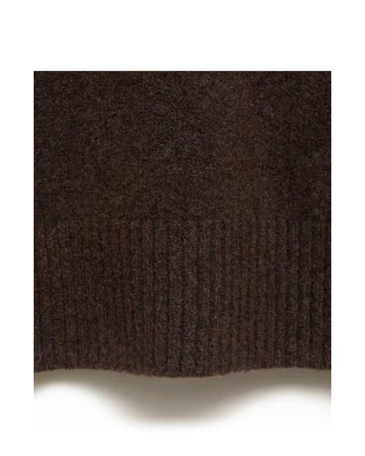 Mango Black V-Neck Sweater