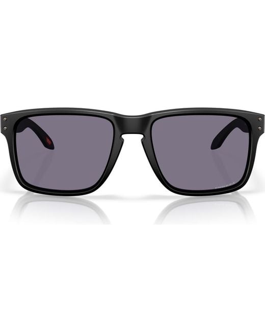 Oakley Gray Prizm Everyday 61Mm Rectangular Sunglasses for men