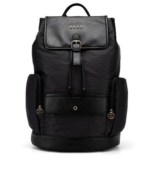 Elle Black Eleganza 25L Monogram Backpack