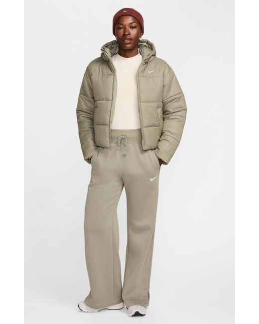 Nike Sportswear Therma Fit Classic Puffer Jacket in Natural Lyst