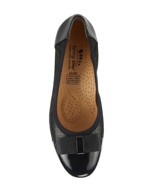 Spring Step Black Paulette Bow Pump