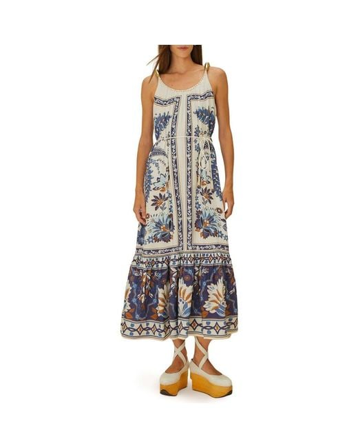 farm rio ana tapestry midi dress Pink Maxi The dress is designed with a floral print Ana Tapestry Midi Skirt by