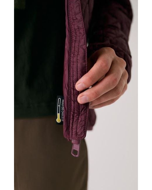 Lolë Red The Base Packable Insulated Hooded Jacket