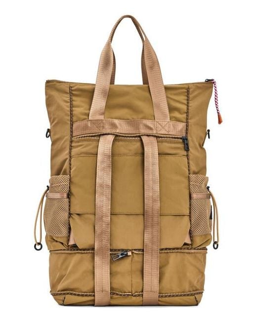 Desigual Brown Large Nylon Backpack