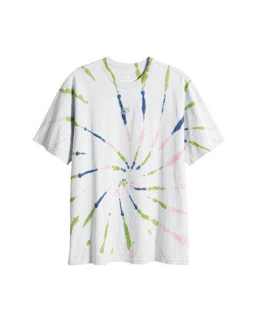Nike White Sportswear Premium Essentials Tie Dye T-shirt for men