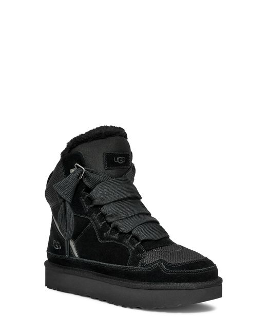 UGG ugg(r) Highmel Lace-up Boot in Black | Lyst