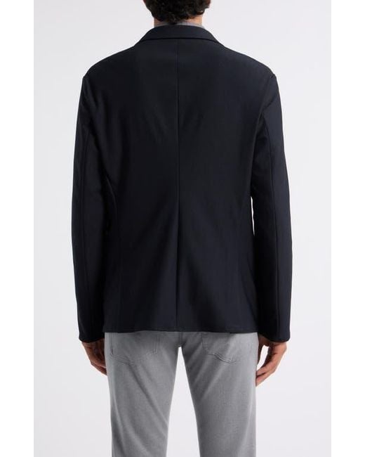 Emporio Armani Black Rice Stitch Sport Coat for men