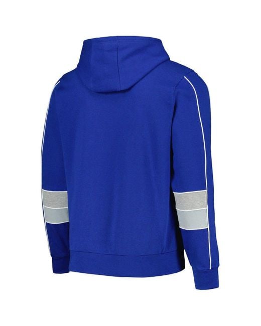 Indianapolis Colts Starter Extreme Pullover Hoodie - Royal/Heather Charcoal