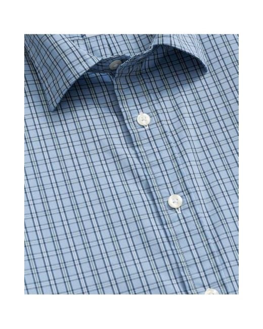 Brooks Brothers Blue Performance Plaid Button-Up Shirt for men