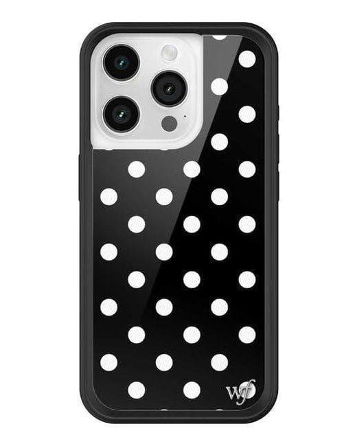 Wildflower Cases Black Polka Dot