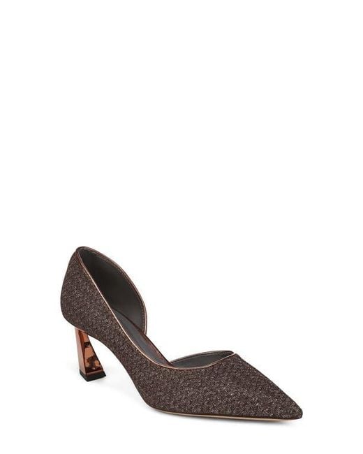 Sarto Brown Tawny Pointed Toe Pump