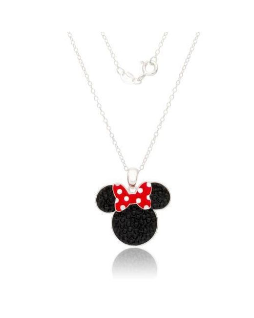 Disney Red Bow Pendant Necklace