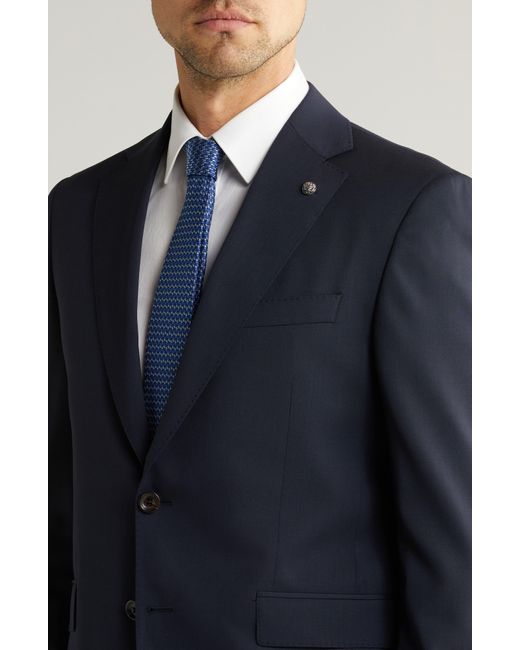 Jack Victor Blue Esprit Wool Suit for men