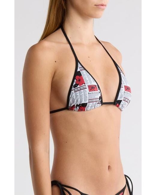 PacSun Black Corinne Triangle Bikini Top