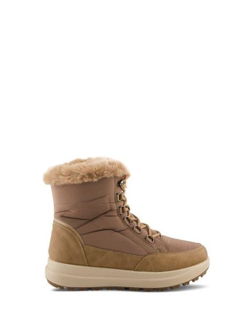 Flexus by Spring Step Brown Laroui Waterproof Winter Boot