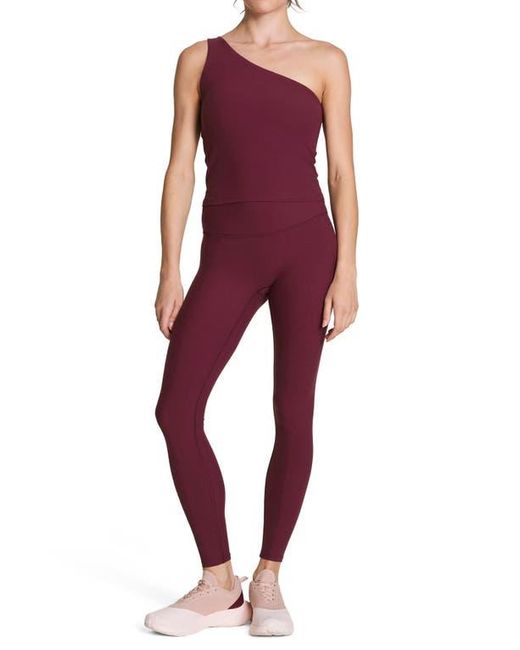 Spanx Purple Bare Essentials One Shoulder Tank
