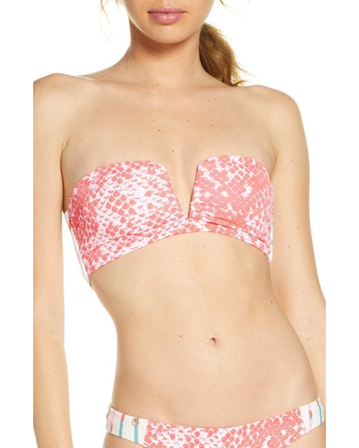 maaji bandeau bikini top
