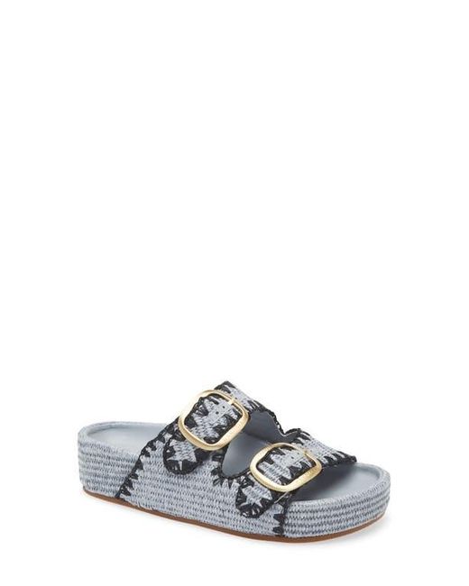 Loeffler Randall White Theo Double Band Slide Sandal