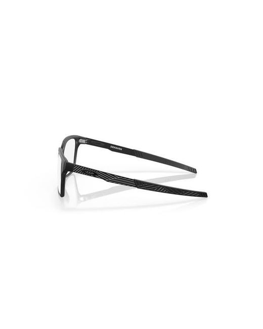 Oakley Black 53Mm Rectangle Optical Glasses for men