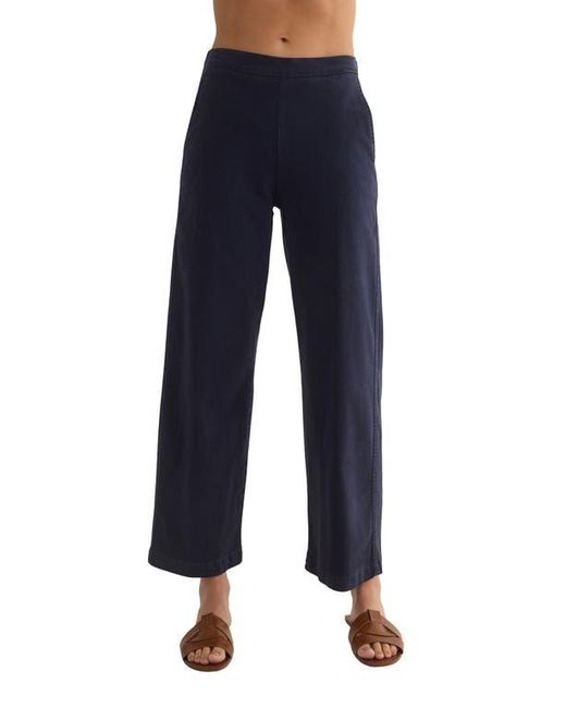 Bella Dahl Blue Catalina Clean Front Pull-On Pants