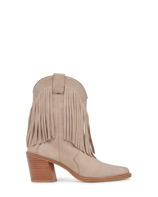 Dolce Vita Brown Kaylie Pointed Toe Western Boot