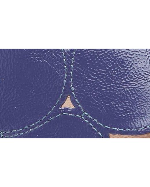Wonders Blue Platform Sandal
