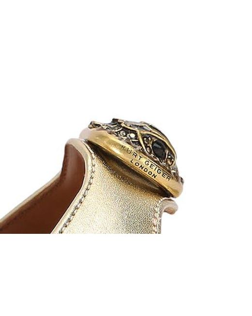 Kurt Geiger Metallic Chelsea Ankle Strap Sandal