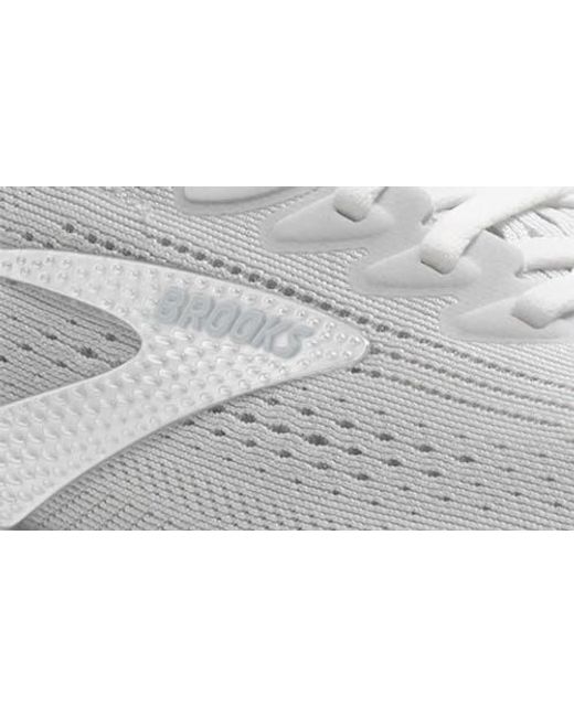 Brooks White Ghost 17 Running Shoe