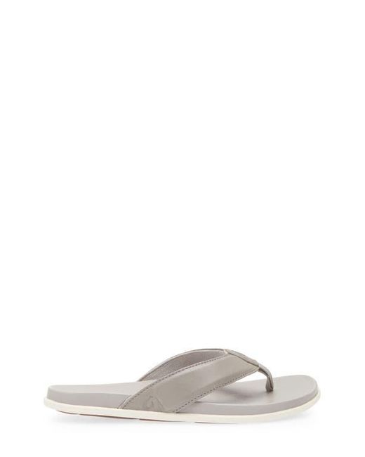 Olukai Gray Olali Flip Flop for men