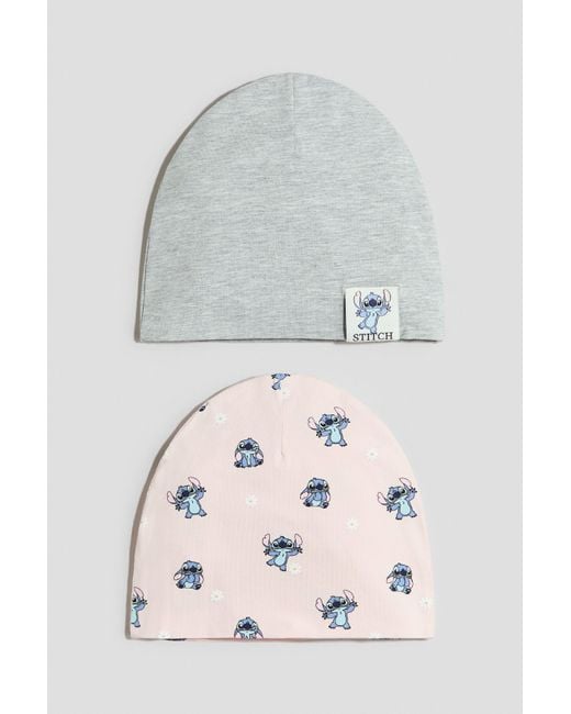 H&M Multicolor 2-Pack Cotton Beanies