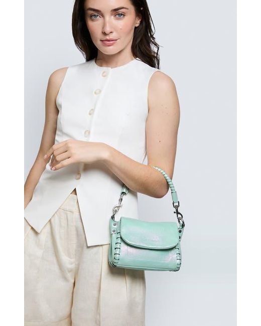 Aimee Kestenberg Green Mini Zen Leather Crossbody Bag