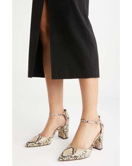 Nordstrom Multicolor Paola Ankle Strap Pointed Toe Pump